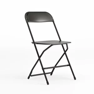 Plastic Folding Chair (Black)